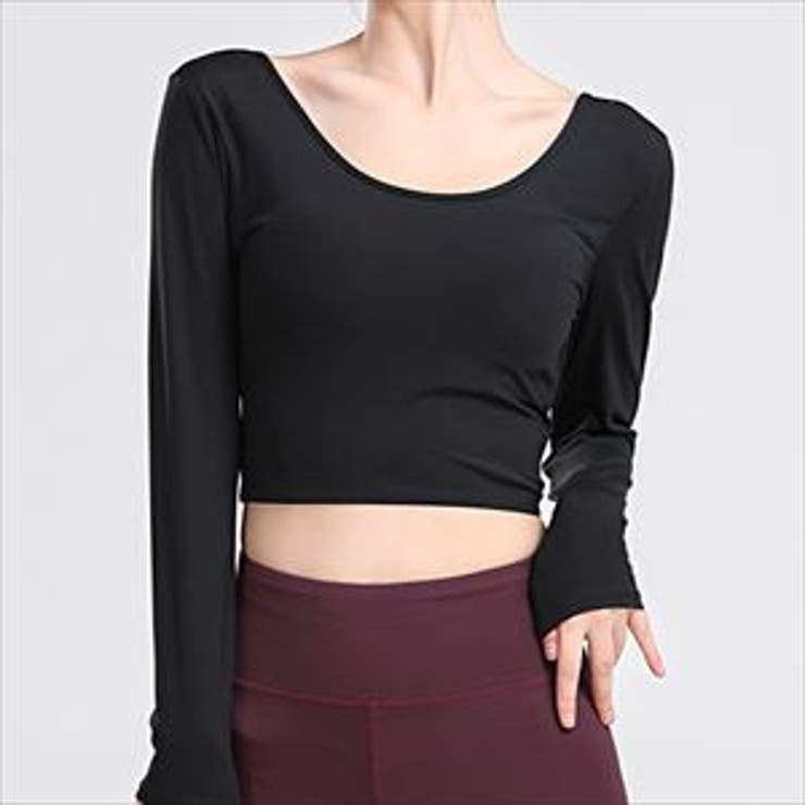 ブラック | ヨガウェア レディース トップス | teddyshop