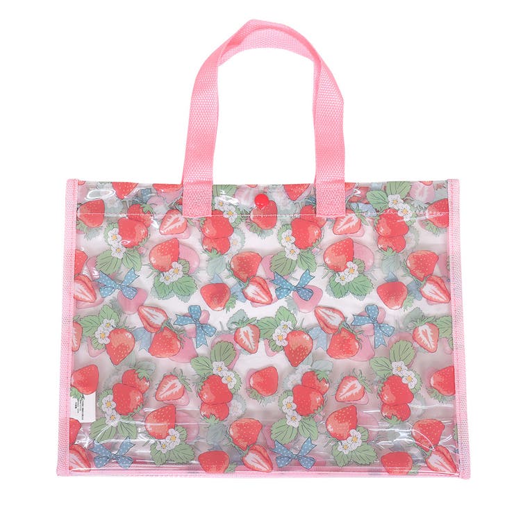 O：ストロベリー・ピンク | プールバッグ ビーチバッグ 女の子 | teddyshop