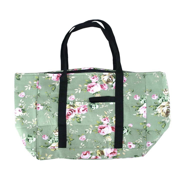 E：ロココフラワー | エコバッグ 折りたたみ コンパクト | teddyshop