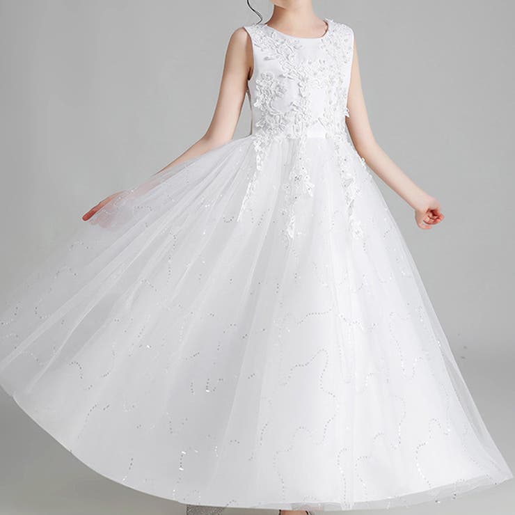 ホワイト | キッズ ドレス 女の子 | Kids Teddy