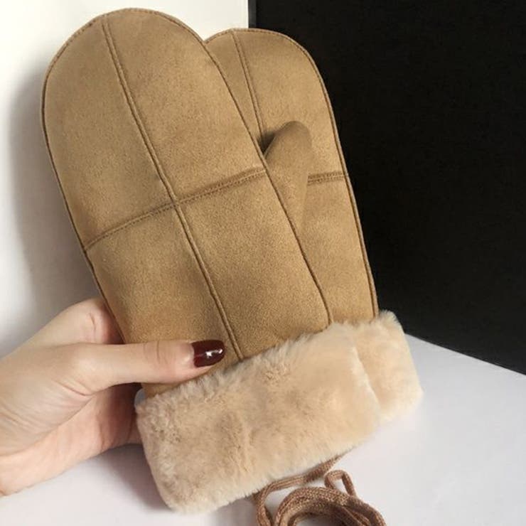 ブラウン | ミトン 手袋 かわいい | teddyshop