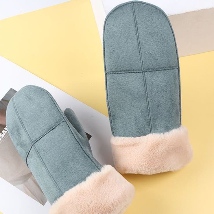 ブルー | ミトン 手袋 かわいい | teddyshop