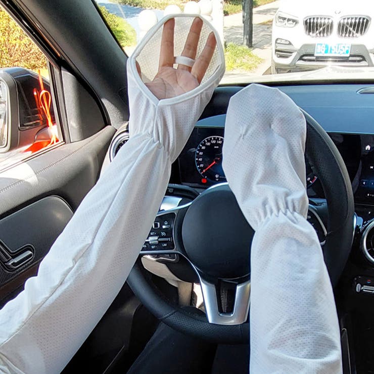 ホワイト | アームカバー レディース 全4色 | teddyshop