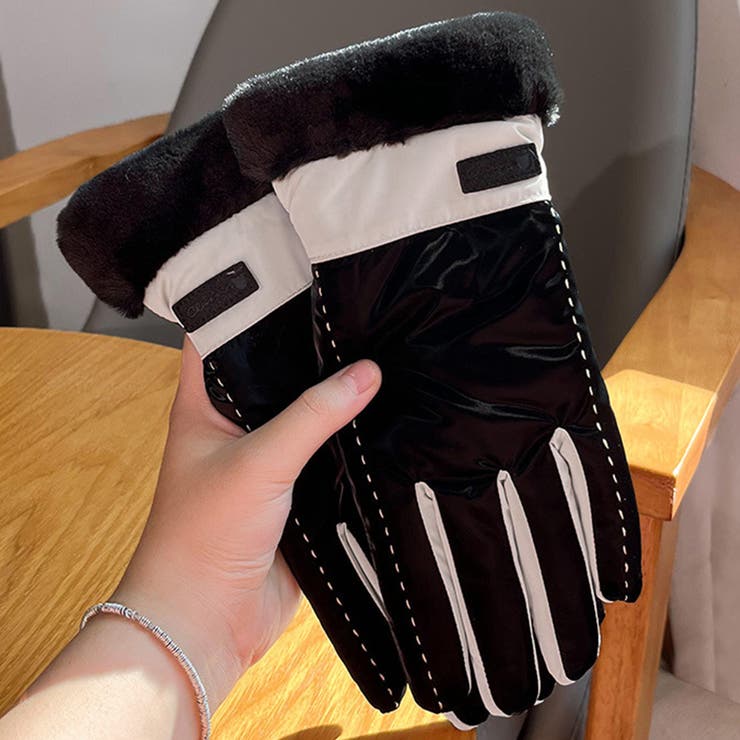 ブラック | 手袋 レディース 防寒 | teddyshop