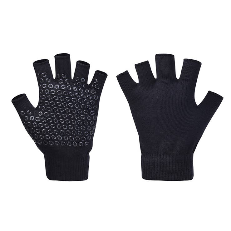 ブラック | ヨガ グローブ 手袋 | teddyshop