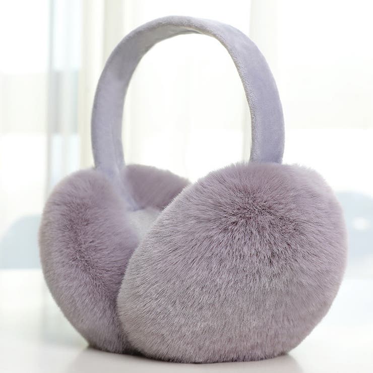グレー | イヤーマフ 耳あて ふわふわ | teddyshop