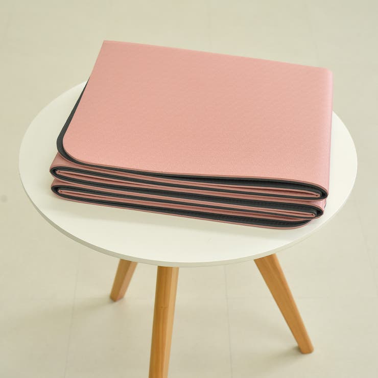 ピンク×グレー | ヨガ マット 全7色 | teddyshop