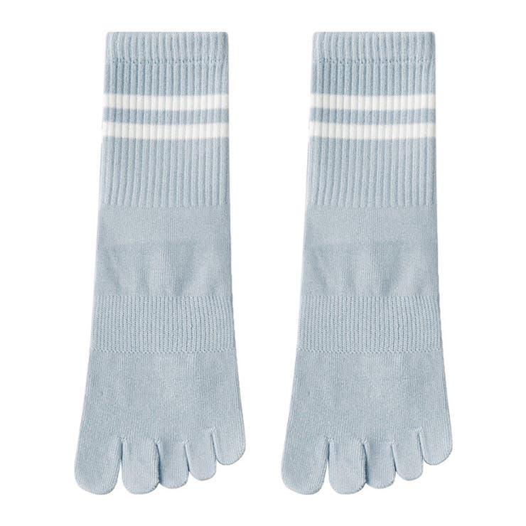 ブルー | ヨガ ソックス 滑り止め | teddyshop