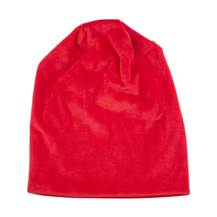 レッド | ビーニー 帽子 ベロア | teddyshop
