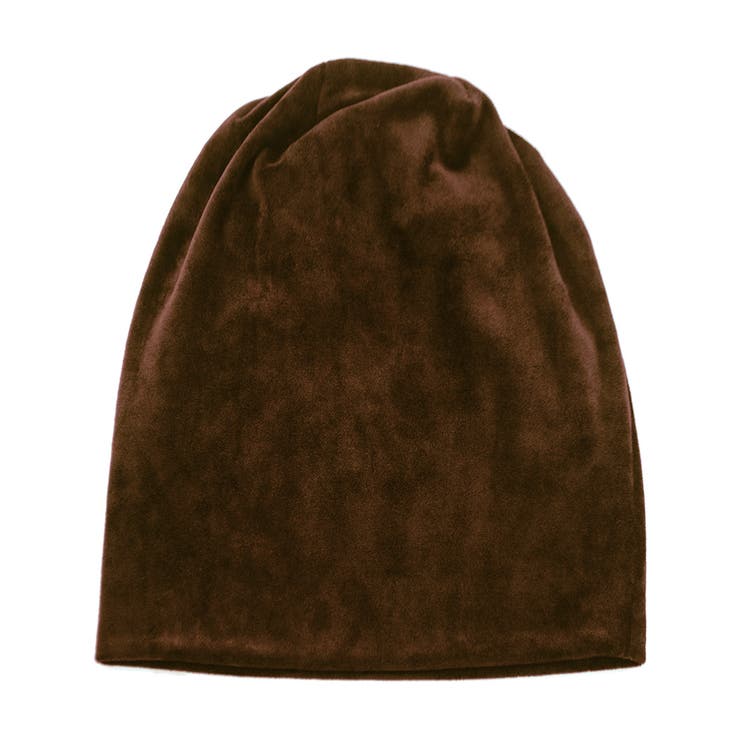 ブラウン | ビーニー 帽子 ベロア | teddyshop