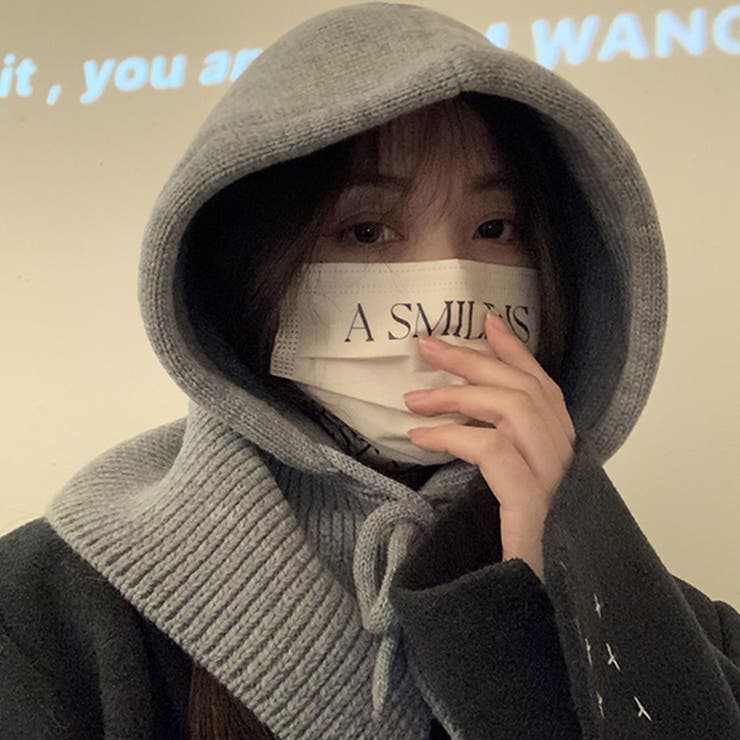 グレー | フードウォーマー ネックウォーマー バラクラバ | teddyshop