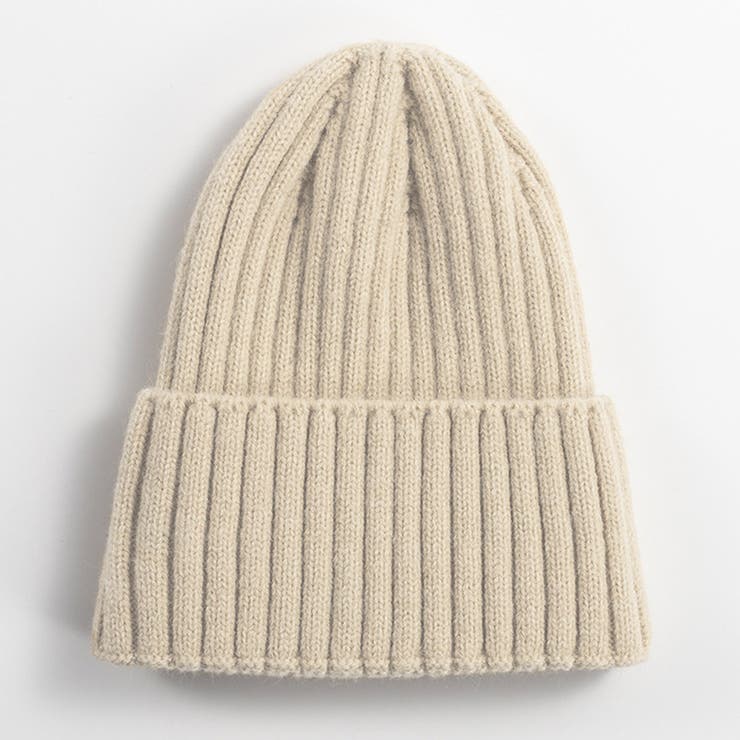 ベージュ | ニット帽 レディース ワッチキャップ | teddyshop
