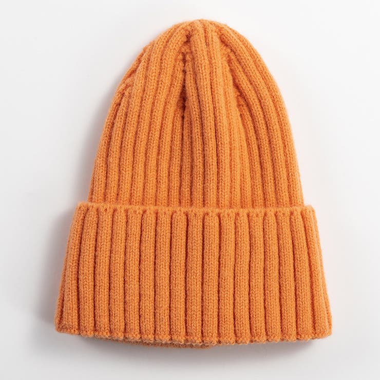 オレンジ | ニット帽 レディース ワッチキャップ | teddyshop