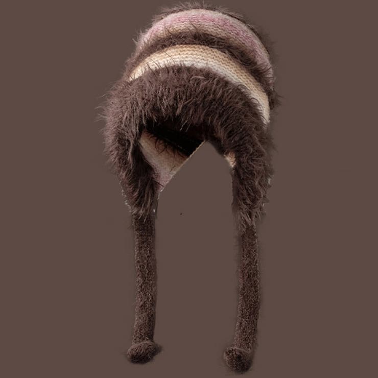 ブラウン | ニット帽 個性的 グラデーション | teddyshop