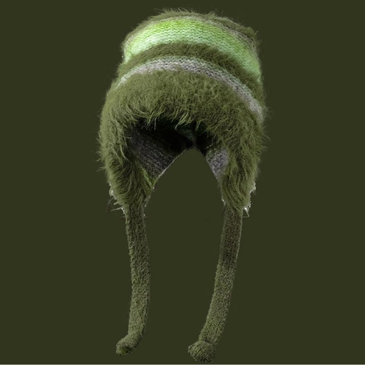 グリーン | ニット帽 個性的 グラデーション | teddyshop