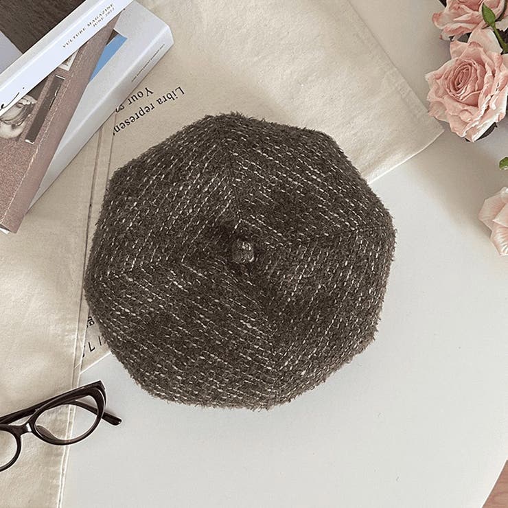 ブラウン | ベレー帽 大きめ 全4色 | teddyshop