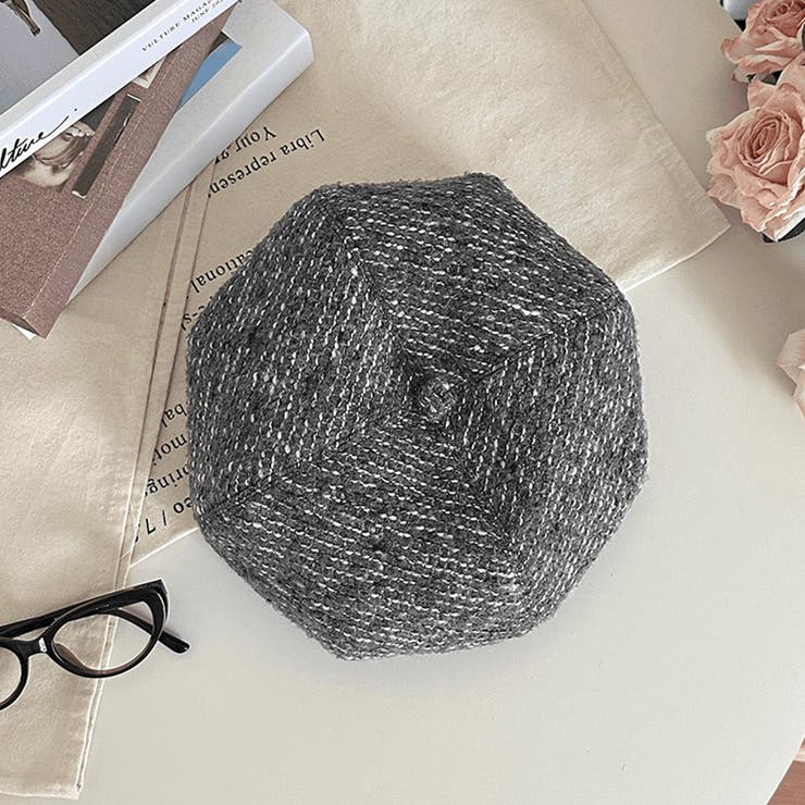 グレー | ベレー帽 大きめ 全4色 | teddyshop