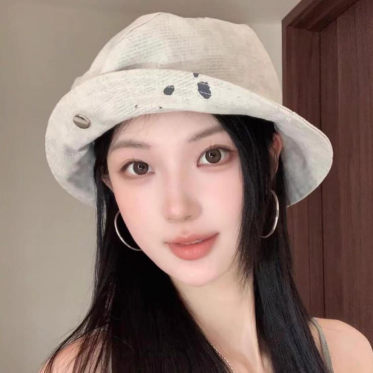 アイボリー | UVカット バケットハット レディース | teddyshop