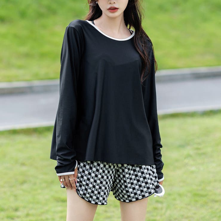 ブラック | 水着体型カバー 全4色 ビキニ | teddyshop