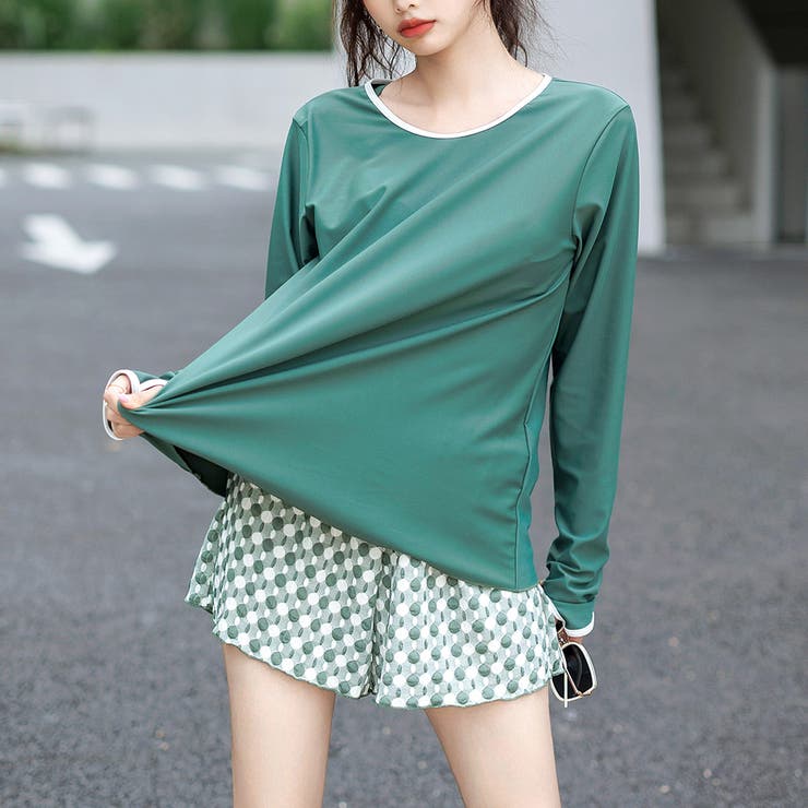 グリーン | 水着体型カバー 全4色 ビキニ | teddyshop