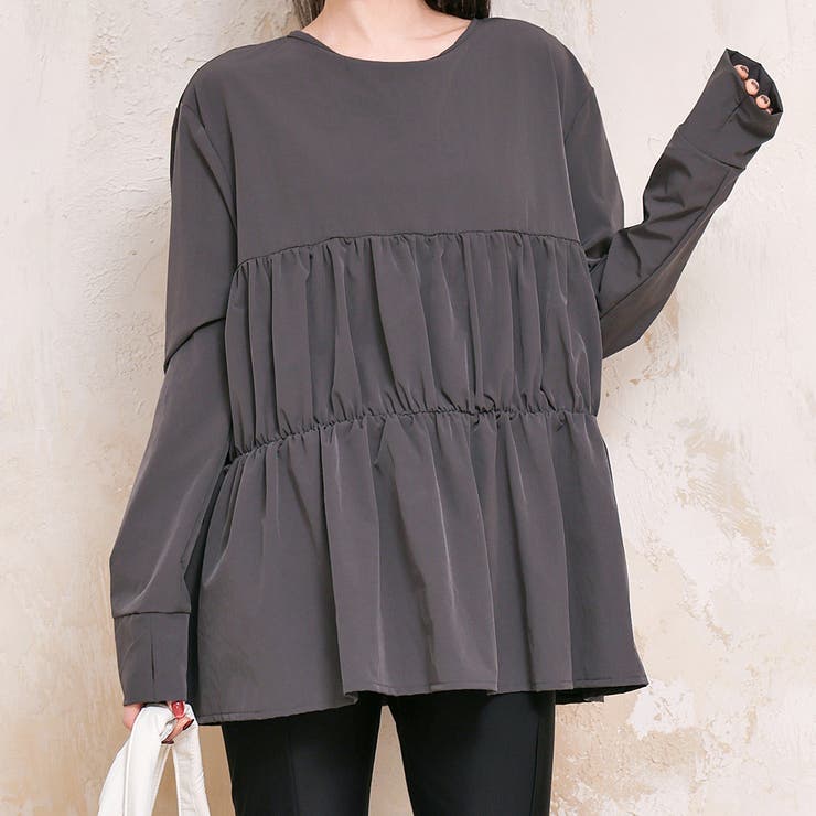 チャコール | 水着体型カバー レディース ラッシュガード | teddyshop