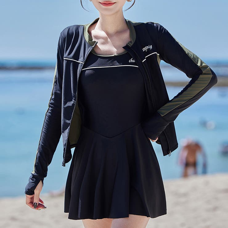 ブラック | フィットネス 水着 レディース | teddyshop