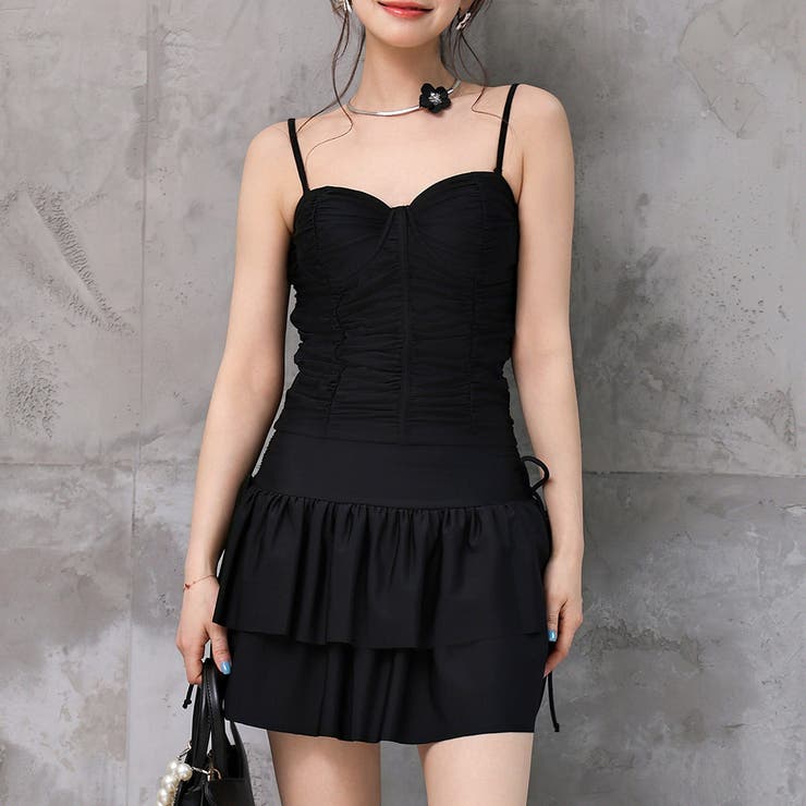 ブラック | 水着 ビスチェ ビキニ | teddyshop