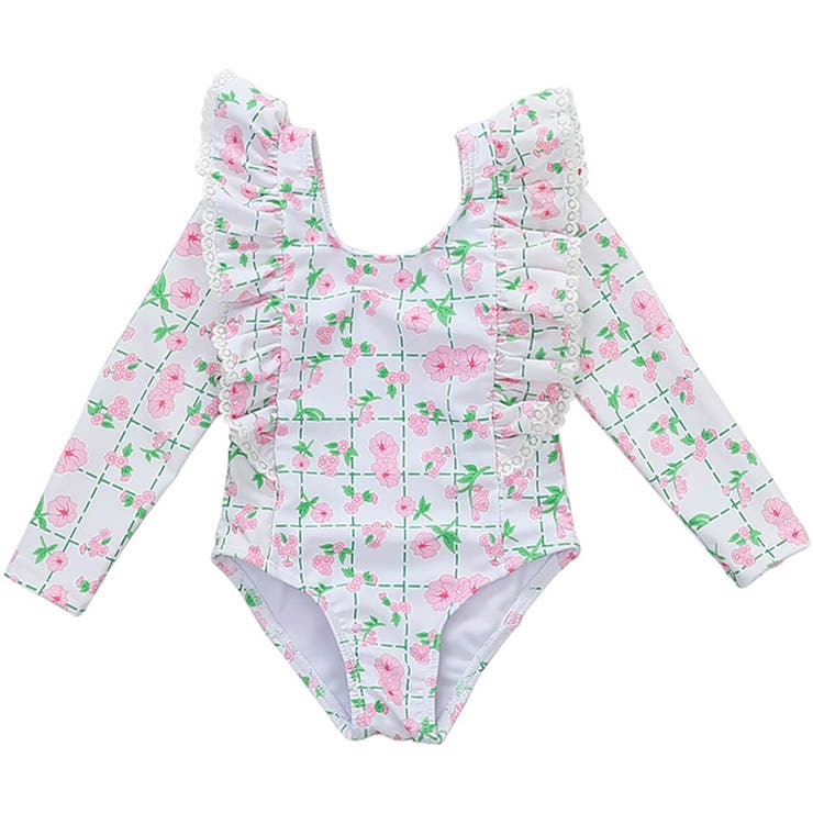ホワイト | キッズ 水着 女の子 | Kids Teddy