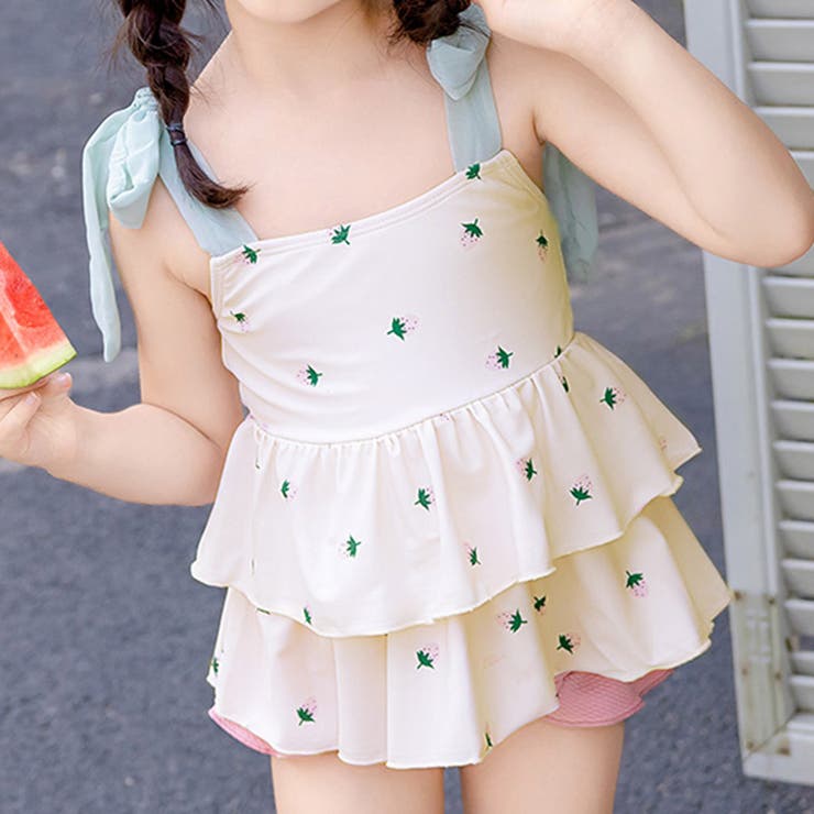 ストロベリー | キッズ 水着 女の子 | Kids Teddy