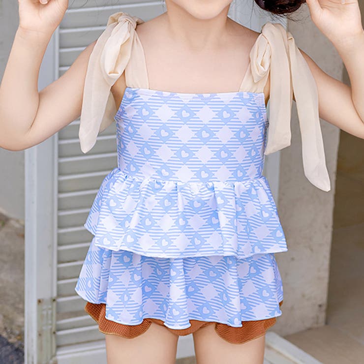 チェック | キッズ 水着 女の子 | Kids Teddy