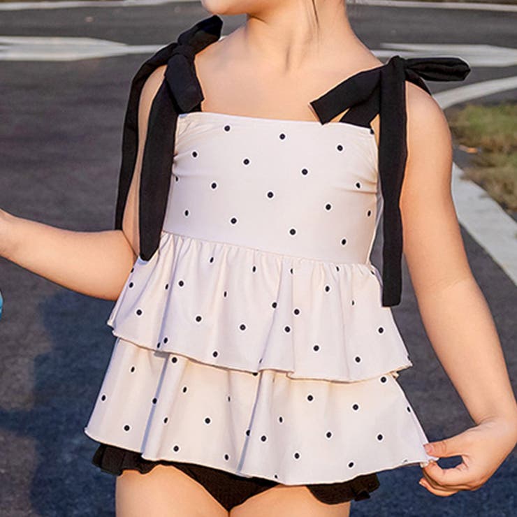 ドット | キッズ 水着 女の子 | Kids Teddy