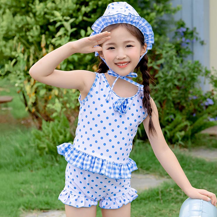 ブルー | キッズ 水着 セパレート | Kids Teddy