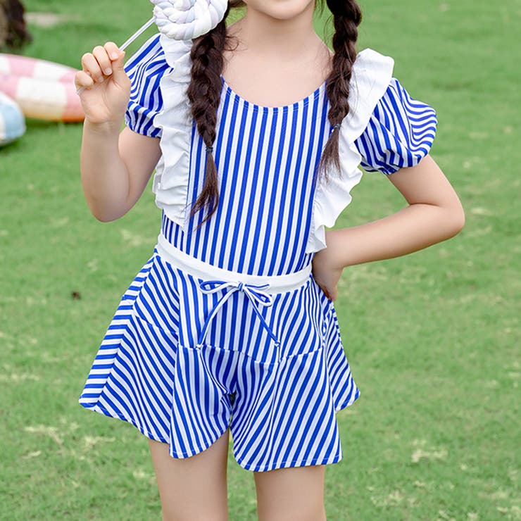 ブルー | キッズ 水着 ワンピース | Kids Teddy