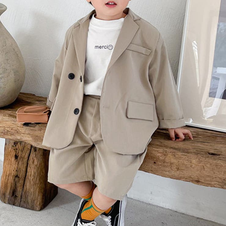 ベージュ | キッズ スーツ 男の子 | Kids Teddy