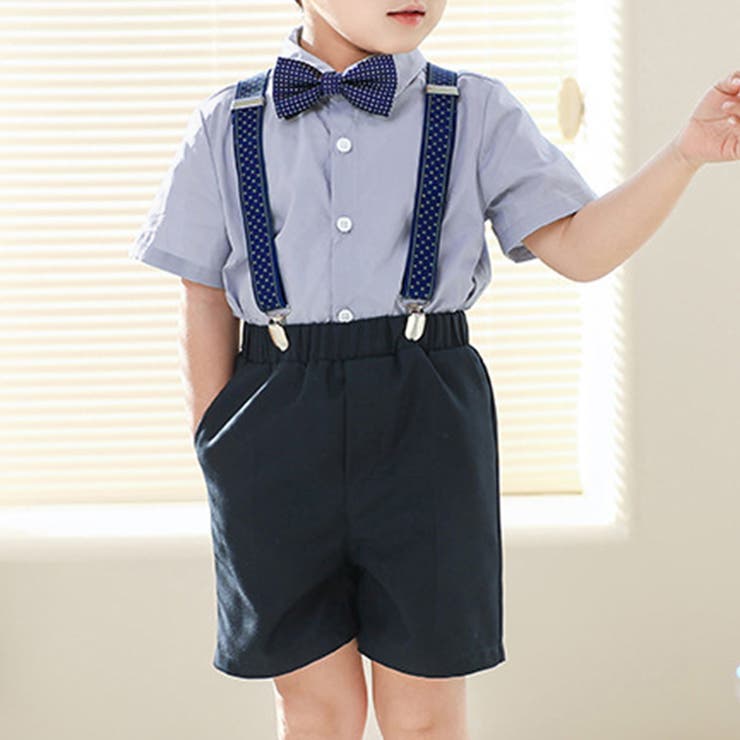 ブルー | キッズ スーツ 半袖 | Kids Teddy