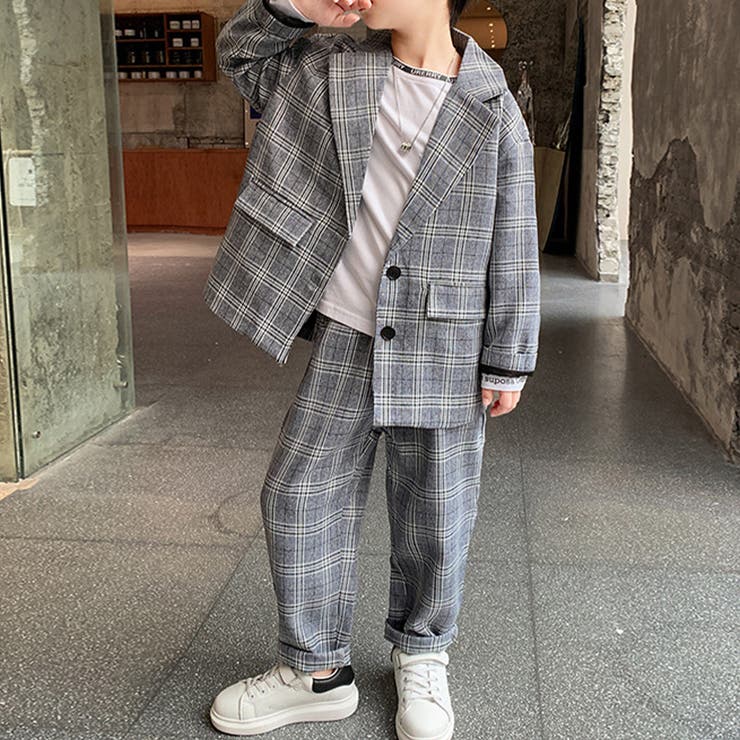 グレー | キッズ スーツ 男の子 | Kids Teddy