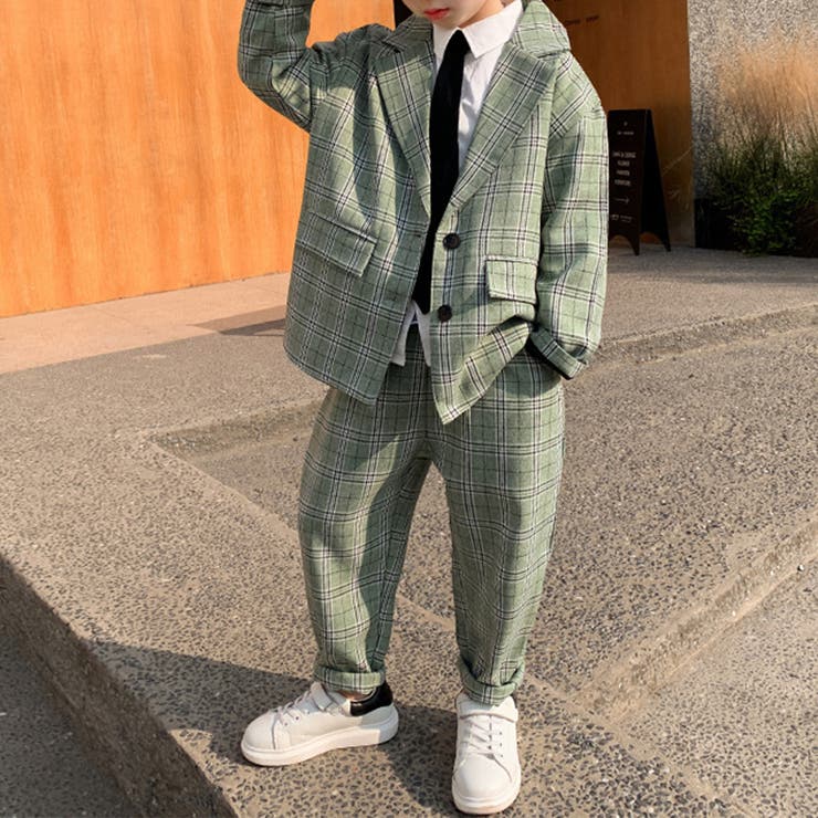 グリーン | キッズ スーツ 男の子 | Kids Teddy