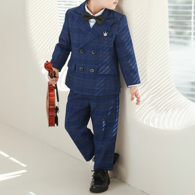 ブルー | キッズ スーツ 子供 | Kids Teddy