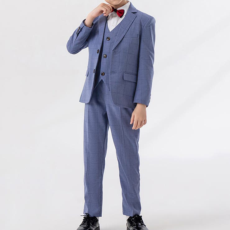 ブルー | キッズ スーツ 男の子 | Kids Teddy