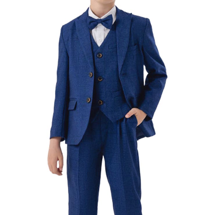 ブルー | キッズ スーツ 男の子 | Kids Teddy