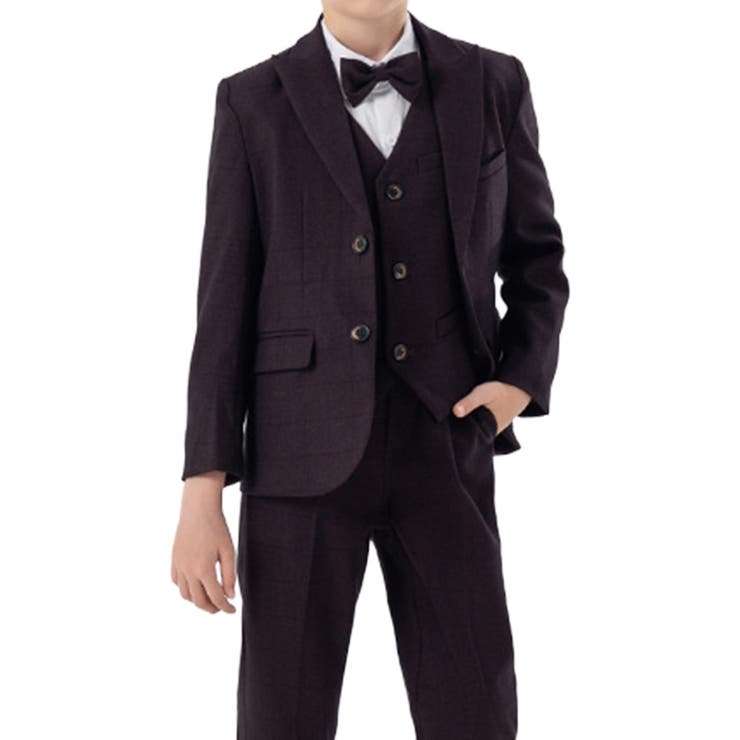 ボルドー | キッズ スーツ 男の子 | Kids Teddy