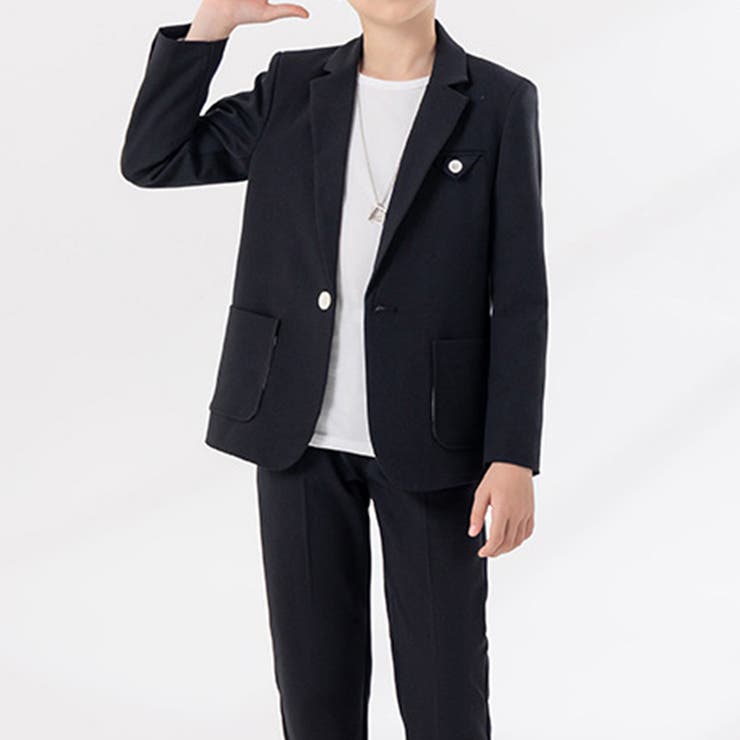 ブラック | キッズ スーツ 男の子 | Kids Teddy