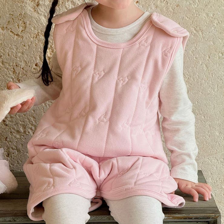 ピンク | スリーパー キルティング 全4色 | Kids Teddy