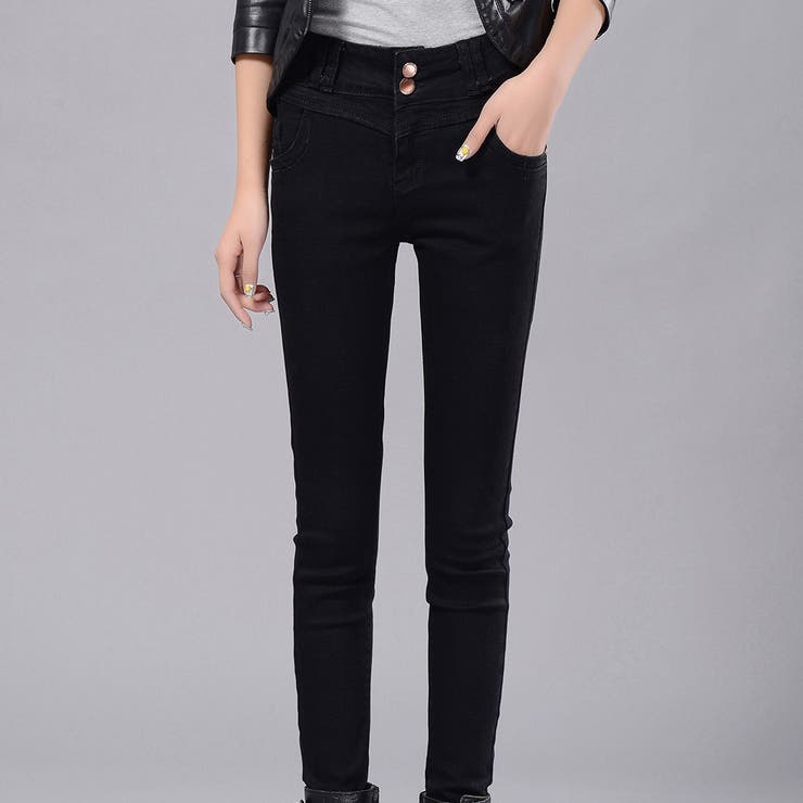 ブラック | レディース スキニーパンツ 全3色 | teddyshop