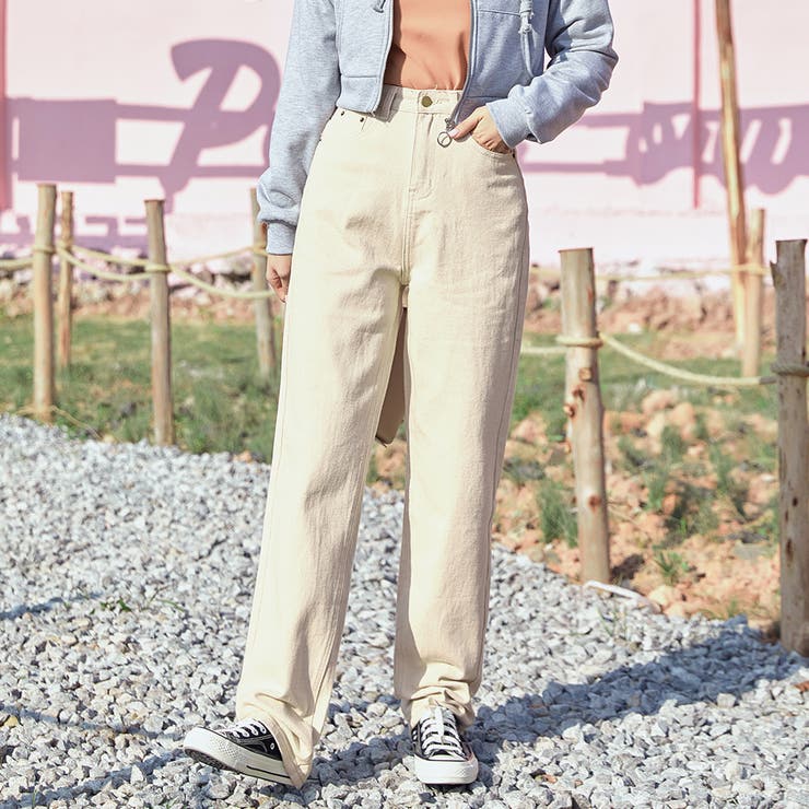 アイボリー | デニム 春 大きいサイズ | teddyshop