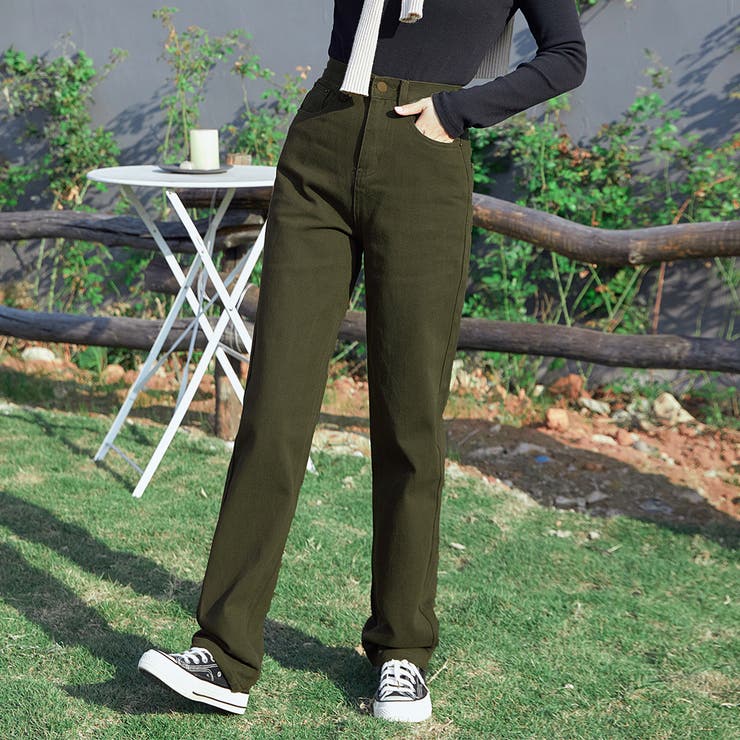 グリーン | デニム 春 大きいサイズ | teddyshop