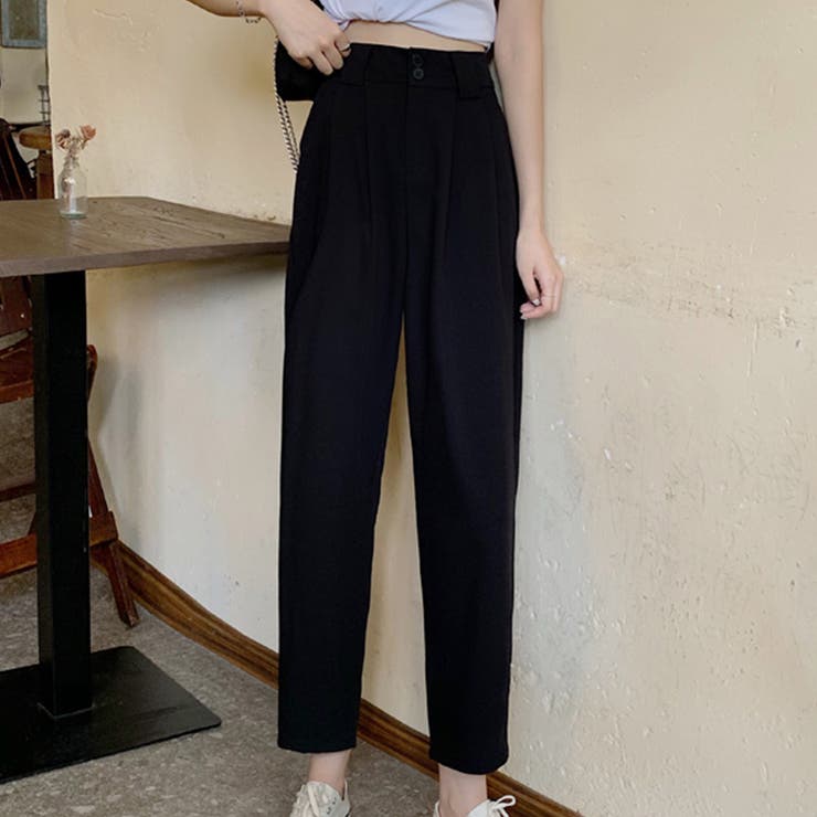 ブラック | テーパードパンツ ストレートパンツ 秋冬 | teddyshop