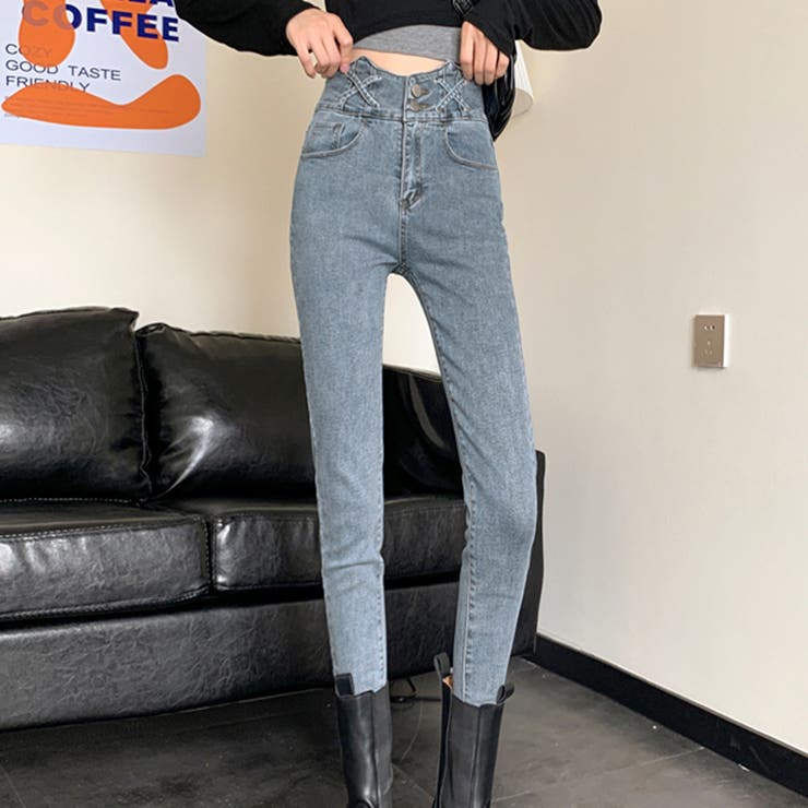 ライトブルー | スキニージーンズ デニムパンツ ジーンズ | teddyshop