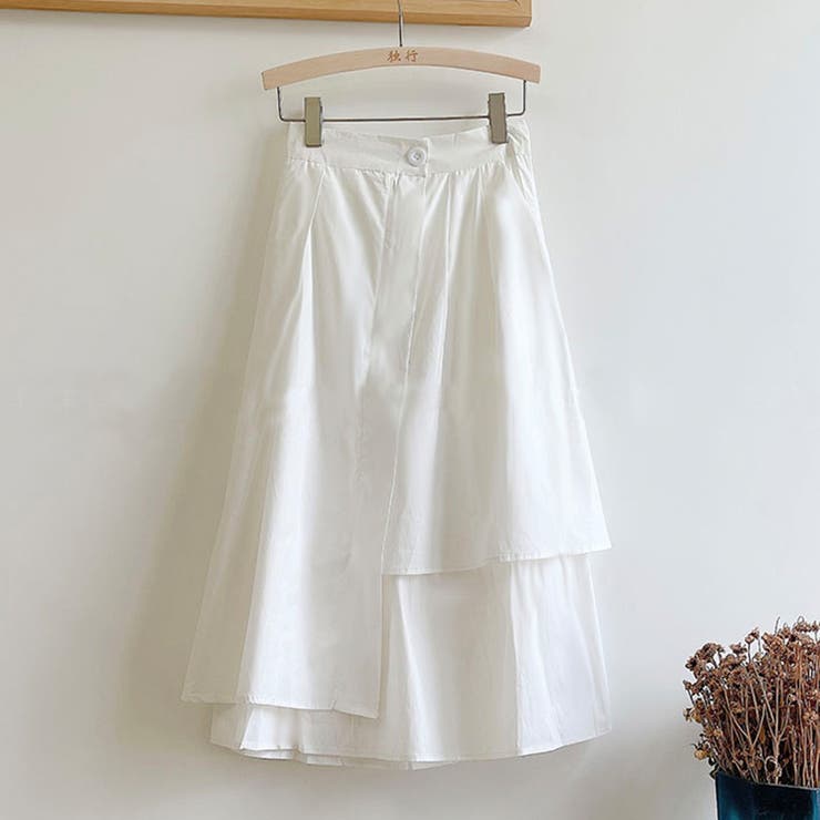 ホワイト | フレアスカート レディース ロング | teddyshop
