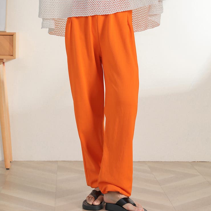 オレンジ | スウェット 春 パンツ | teddyshop